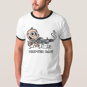 Camiseta Campainha T do bebê MG-42 de Fed da correia