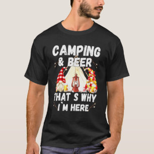 Camiseta Campanha Cerveja Por Isso Estou Aqui Com Gnomos Be