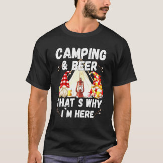 Camiseta Campanha Cerveja Por Isso Estou Aqui Com Gnomos Be