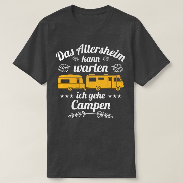 Camiseta Campanha de aposentadoria engraçado (Frente do Design)