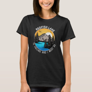Camiseta Campanha de Barco de pesca Lakeview Red Fish Lake