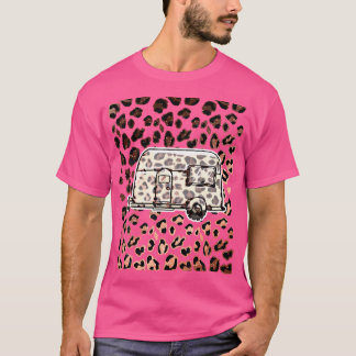 Camiseta Campanha de Impressão Leopardo Van Outdoor Nature