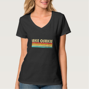 Camiseta Campanha de Pesca Engraçada No Lago Feminino OMats