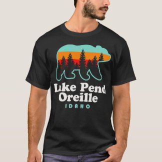 Camiseta Campanha de Pesca Lake Pend Oreille Idaho