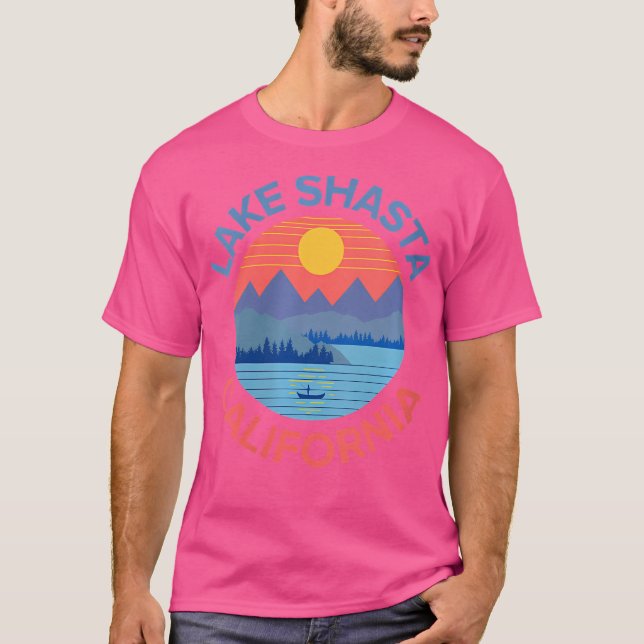 Camiseta Campanha de Pesca Womens Lake Shasta (Frente)