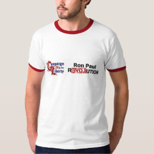 Camiseta Campanha de Ron Paul para a revolução da liberda