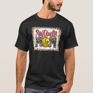 Camiseta Campanha de Softball Mãe e Softball Sangrento Dia 