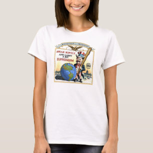 Camiseta Campanha de Teddy Roosevelt 1904 (camisa leve das