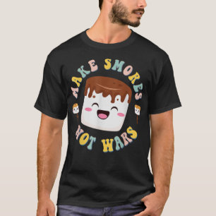 Camiseta Campanha divertida Kawaii Smores Não Torna os Smor