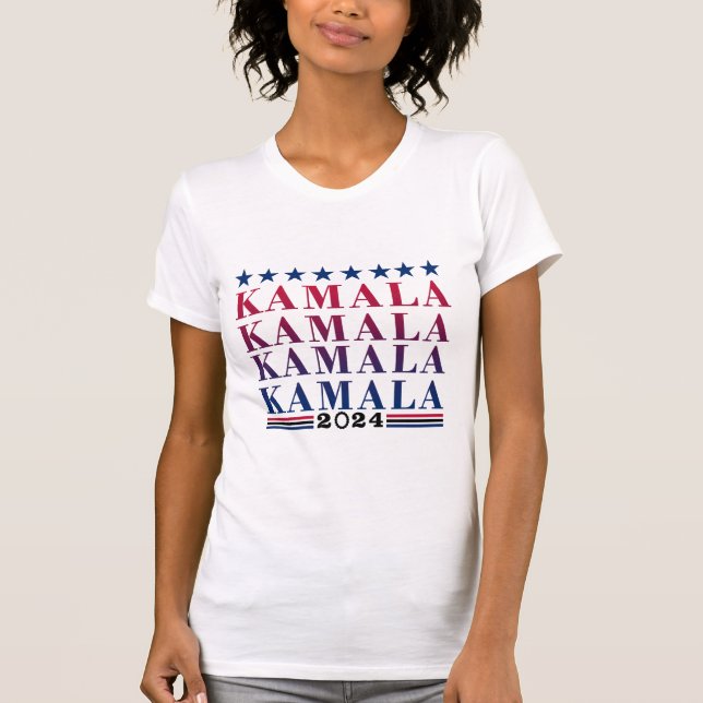 Camiseta Campanha Eleitoral Kamala Harris 2024 (Frente)
