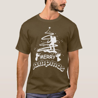 Camiseta Campanha Engraçado Feriado Amantes da Feliz Campma