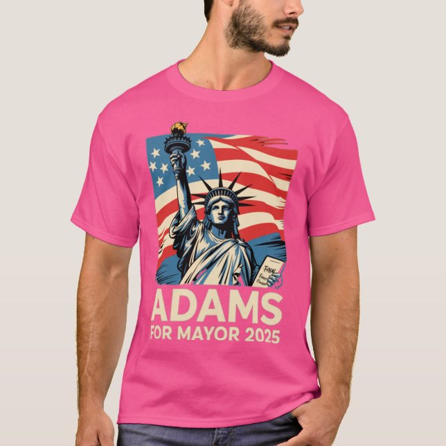 Camiseta Campanha Eric Adams para prefeito de NYC 2025 Pro  (Frente)