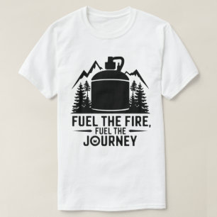 Camiseta Campanha exterior Combustível Viagem de risco de i