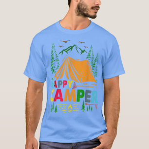 Camiseta Campanha Feliz de Campanha Feliz Acampando Homens