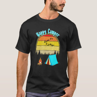 Camiseta Campanha Feliz Na Natureza Selvagem E Selvagem