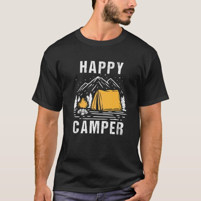 Camiseta Campanha Feliz Para Campanha Rv Para Homens Mulher (Frente)