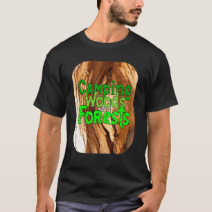 Camiseta Campanha Florestas E Florestas, Vive Ao Ar Livre, 