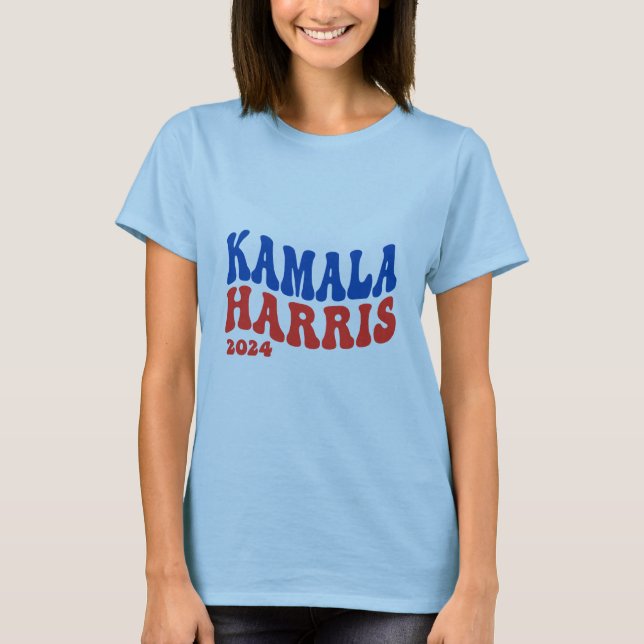 Camiseta Campanha Kamala Harris 2024 - Design (Frente)