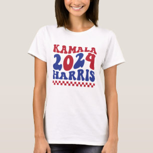Camiseta Campanha Kamala Harris 2024 Para Presidente