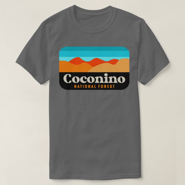Camiseta Campanha Nacional de Arizona Florestal Coconino (Frente do Design)