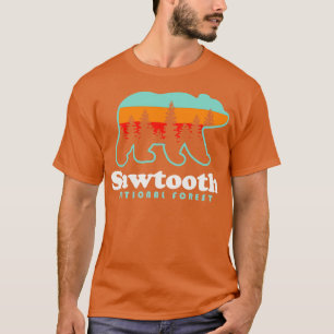 Camiseta Campanha Nacional Florestal Sawtooth Idaho Caminha