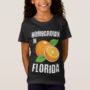 Camiseta Campanha natal na Fruta Laranja da Flórida