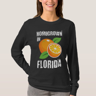 Camiseta Campanha natal na Fruta Laranja da Flórida
