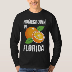 Camiseta Campanha natal na Fruta Laranja da Flórida