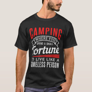 Camiseta Campanha - Onde Passa Uma Pequena Fortuna Para Viv