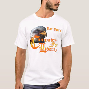 Camiseta campanha para o olho de águia da liberdade