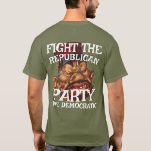 Camiseta Campanha Patriótica de Voto Bandeira EUA HG DONALD