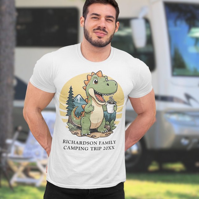 Camiseta Campanha Personalizada da Família Engraçado, Campa (Criador carregado)