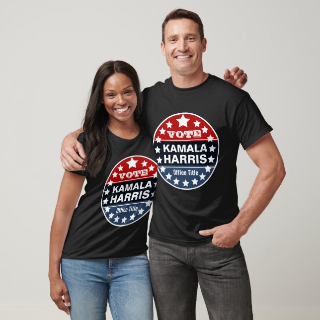 Camiseta Campanha Personalizada de Kamala Harris (Unissex)
