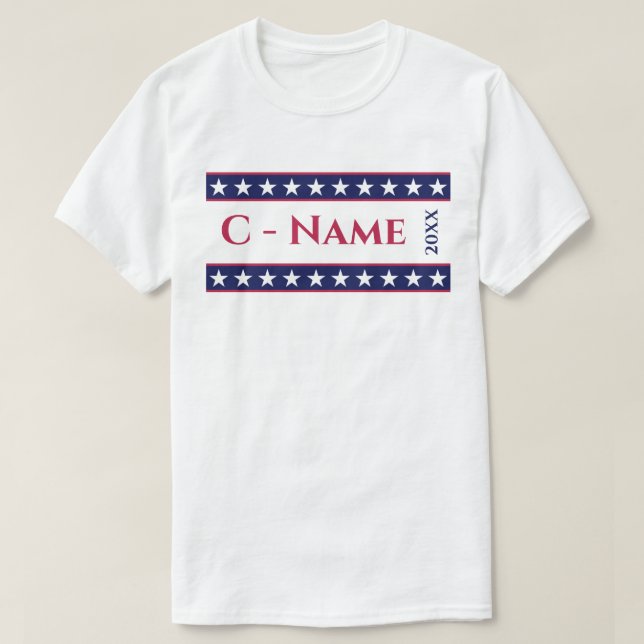 Camiseta Campanha Presidencial Personalizada Personalizada (Frente do Design)