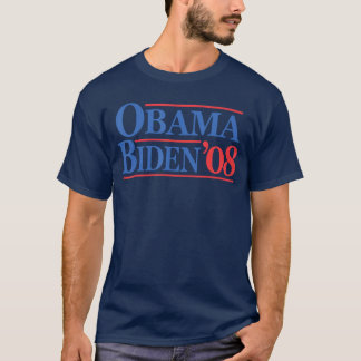 Camiseta Campanha Retro distressed vintage Obama 08