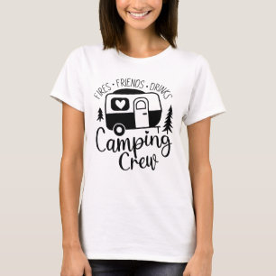 Camiseta Campanha Tripulantes Comida Bebidas Amigos