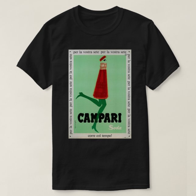 Camiseta Campari - Impressão (Frente do Design)