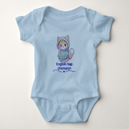 Camiseta Campeã de Soneca Fofa Gato Também