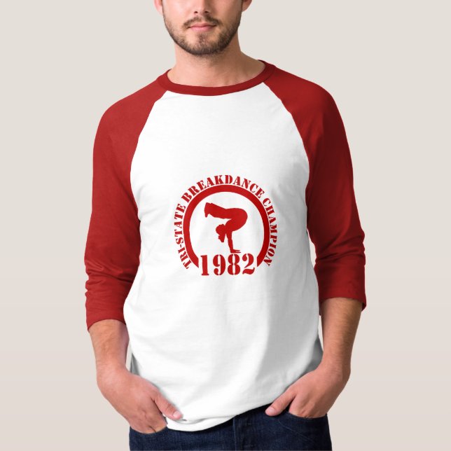 Camiseta Campeão 1982 de Breakdance (Frente)