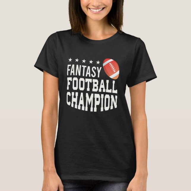 Camiseta Campeão Americano de Futebol da Fantasy Legal Rugb (Frente)