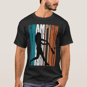 Camiseta Campeão Brown De Jogos De Beisebol Com Aniversário