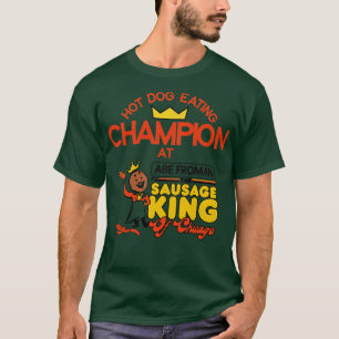 Camiseta Campeão comedor de cachorro quente em Abe Froman