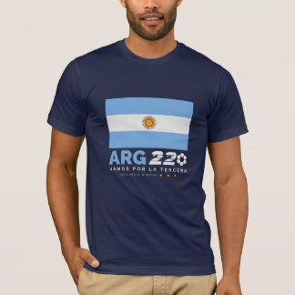 Camiseta Campeão da Argentina | T-Shirt do tórax de futebol