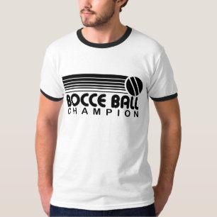 Camiseta Campeão da bola de Bocce