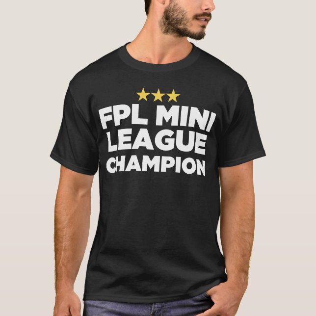Camiseta Campeão da Mini Liga FPL (3 Estrelas) (Frente)