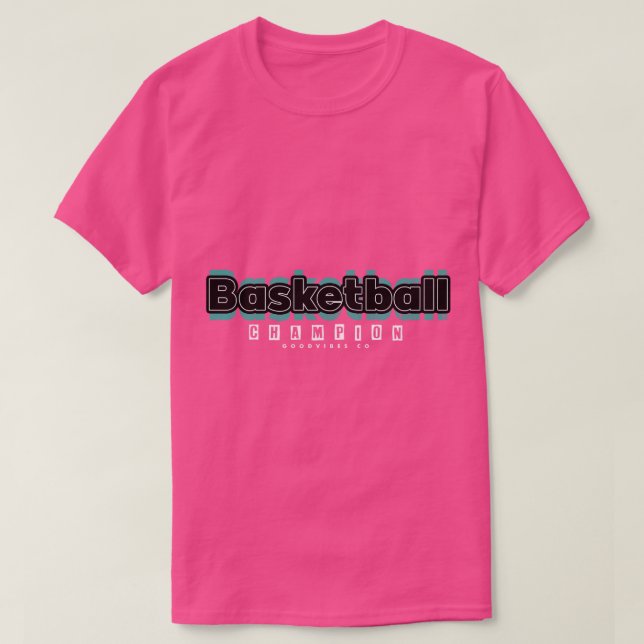 Camiseta campeão de basquete (Frente do Design)