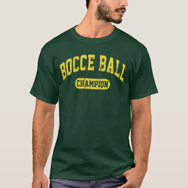 Camiseta Campeão de Bocce Ball (Frente)
