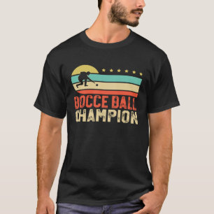 Camiseta Campeão de Bola de Bocce Bocce Jogador de Bocci Bo
