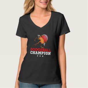 Camiseta Campeão De Bola Dodgeball Para Jogador De Bola Dod