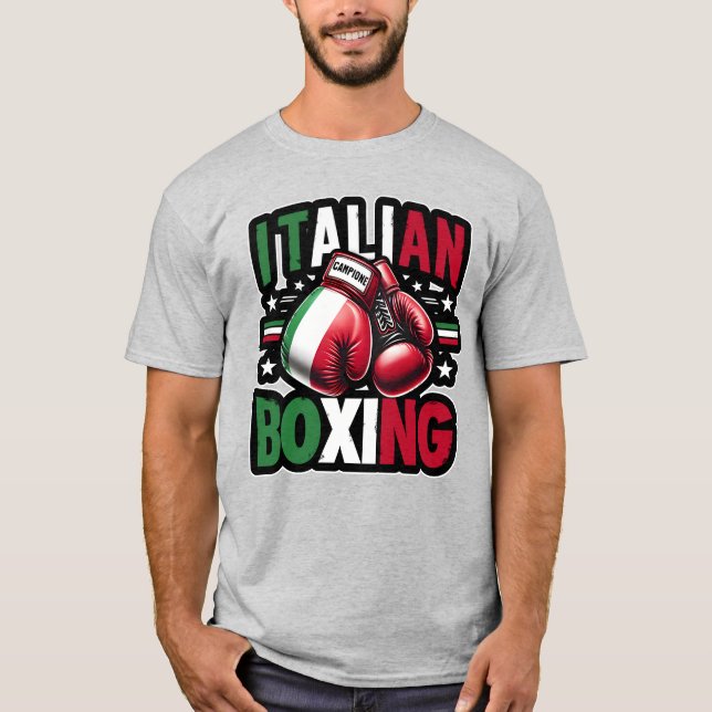 Camiseta (Campeão) de Boxe Italiano (Frente)